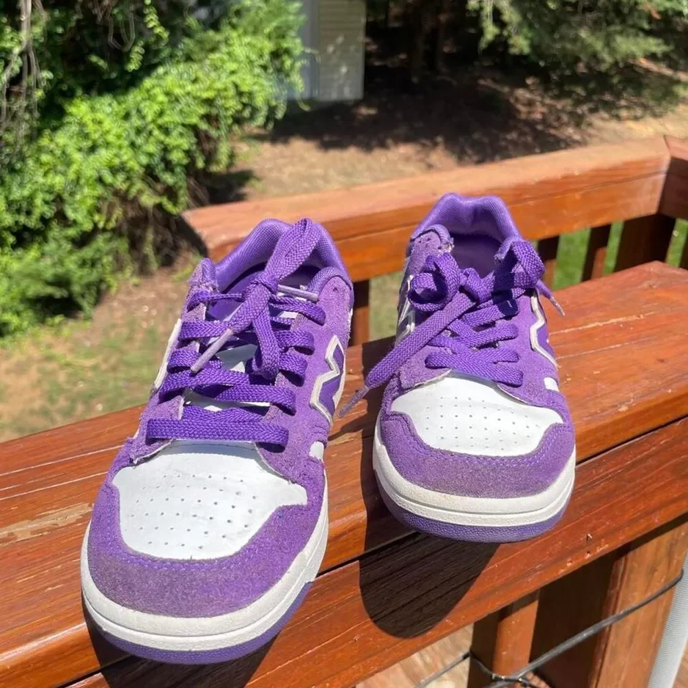 New Balance 480 Youth 1 Purple and White Unisex Running Sneakers